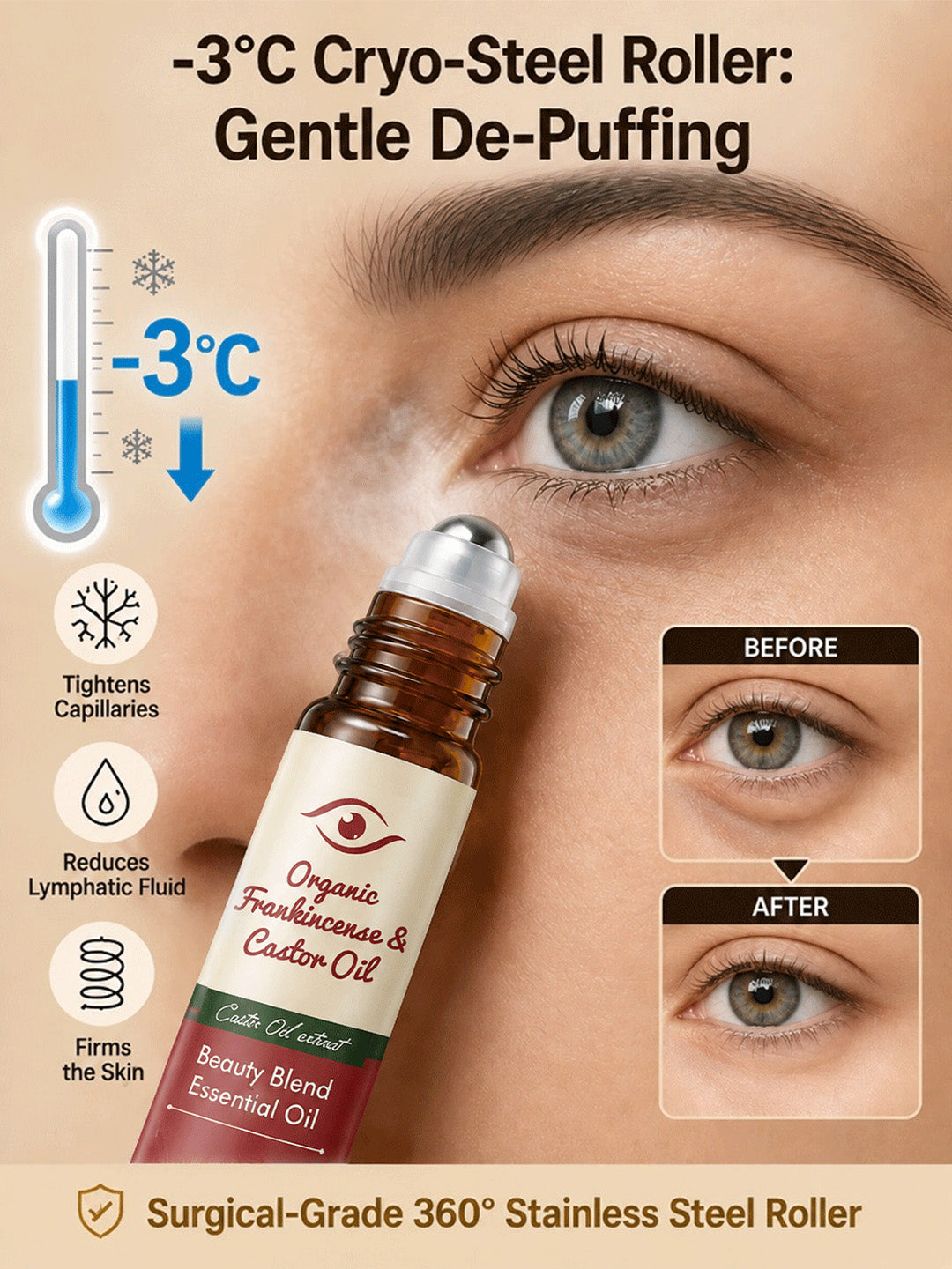 Firming Eye Essence with Castor Oil & Frankincense